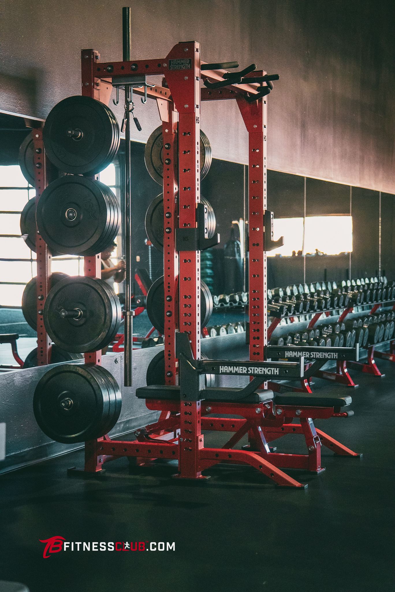 Athlete training at TB Fitness Club